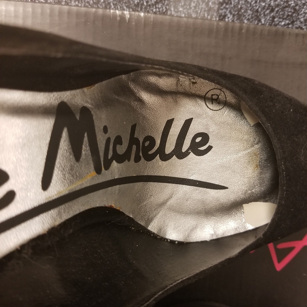 Anne Michelle black heels with studs Size 6 - Picture 13 of 17